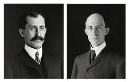 Orville og Wilbur Wright i 1905